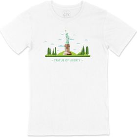 Cix Özgürlük Anıtı Siyah T-shirt