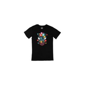 Cix Peace And Love Baskılı Siyah Unisex T-shirt