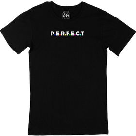 Cix Perfect Baskılı Siyah Erkek T-shirt