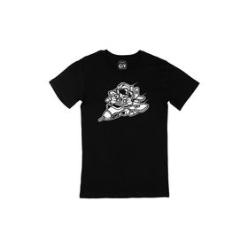 Cix Pilot Baskılı Siyah Erkek T-shirt