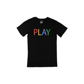 Cix Play Baskılı Siyah Erkek T-shirt
