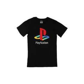 Cix Play Station Baskılı Siyah Erkek T-shirt