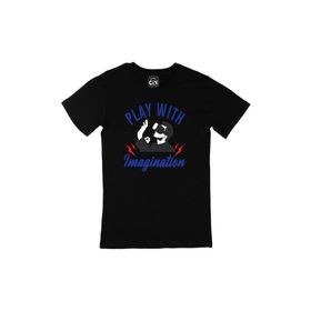 Cix Play Your Imagination Baskılı Siyah Erkek T-shirt