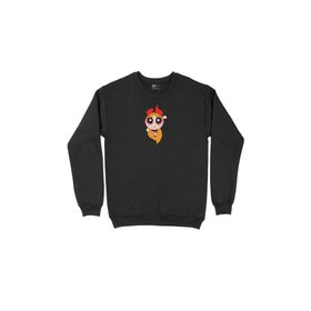 Cix Powerpuff Girls Blossom Siyah Erkek Sweatshirt