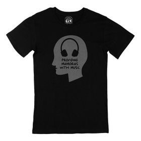 Cix Providing Memories With Music Baskılı Siyah Erkek T-shirt