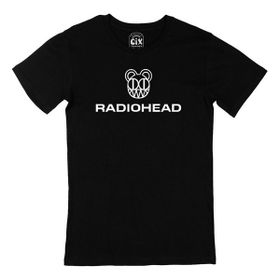 Cix Radiohead Logolu Baskılı Siyah Erkek T-shirt