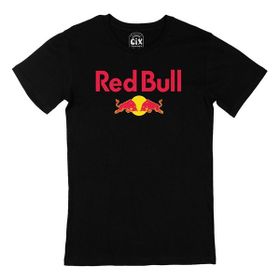Cix Red Bull Baskılı Siyah Erkek T-shirt