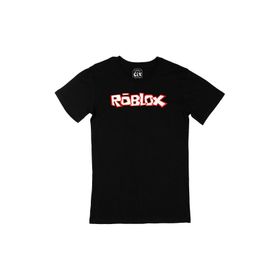 Cix Roblox Baskılı Siyah Erkek T-shirt