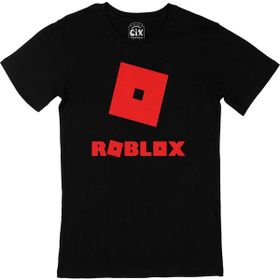 Cix Roblox Logolu Siyah Erkek T-shirt