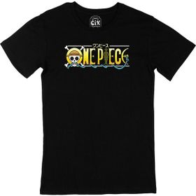 Cix Sarı One Piece Baskılı Siyah Erkek T-shirt