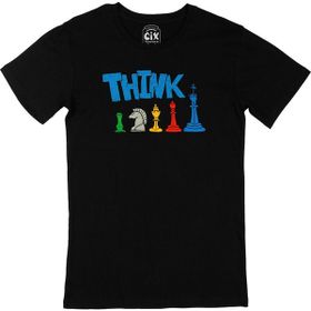 Cix Satranç Siyah Erkek T-shirt