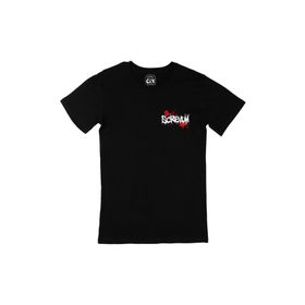 Cix Scream Çığlık Baskılı Siyah Erkek T-shirt