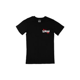 Cix Scream Çığlık Baskılı Siyah Erkek T-shirt