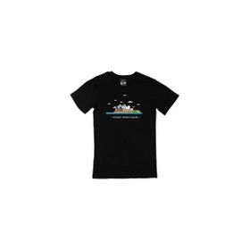 Cix Sidney Opera Binası Baskılı Siyah Erkek T-shirt