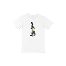 Cix Şişe Tasarımlı Beyaz Erkek T-shirt