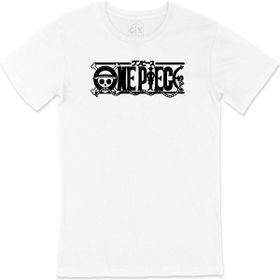 Cix Siyah One Piece Beyaz Erkek T-shirt