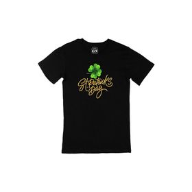 Cix St Patricks Day Siyah Erkek T-shirt