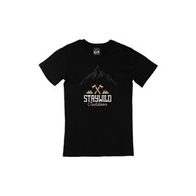 Cix Stay Wild Outdoor Siyah Erkek T-shirt