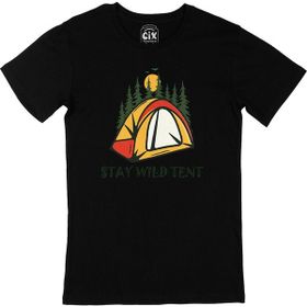 Cix Stay Wild Tent Siyah Erkek T-shirt