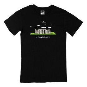 Cix Stonehenge Siyah Erkek T-shirt