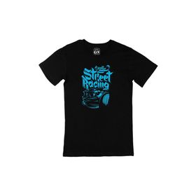 Cix Street Racing Siyah Erkek T-shirt