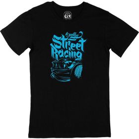 Cix Street Racing Siyah Erkek T-shirt