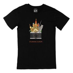 Cix Stunning Europe Siyah Erkek T-shirt