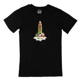 Cix Summer Beach Party Siyah Erkek T-shirt