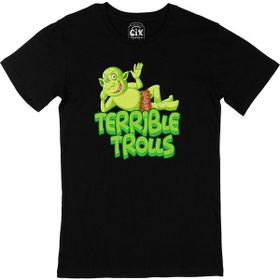 Cix Terrible Trolls Siyah Erkek T-shirt