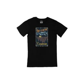 Cix The Campfire Siyah Erkek T-shirt