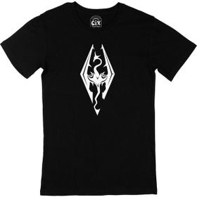 Cix The Elder Scrolls Siyah Erkek T-shirt