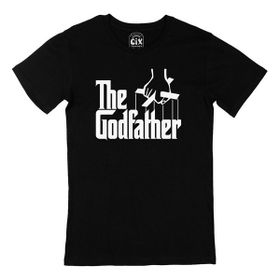 Cix The Godfather Siyah Erkek T-shirt