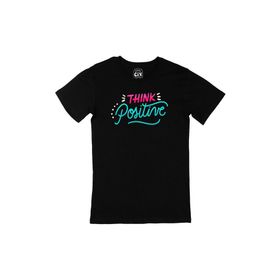 Cix Think Positive Siyah Erkek T-shirt