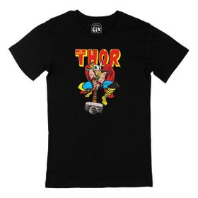 Cix Thor The Mighty Avenger Siyah Erkek T-shirt