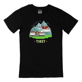 Cix Tibet Siyah Erkek T-shirt