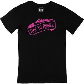 Cix Time To Travel Siyah Erkek T-shirt