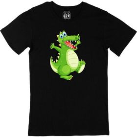Cix Timsah Siyah Erkek T-shirt
