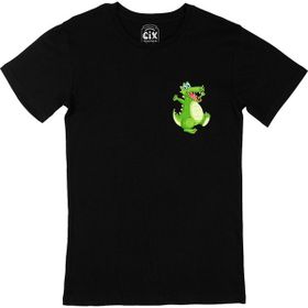Cix Timsah Siyah Erkek T-shirt