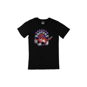 Cix Toronto Raptors Logolu Siyah Erkek T-shirt