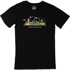 Cix Tourist Attraction Siyah Erkek T-shirt