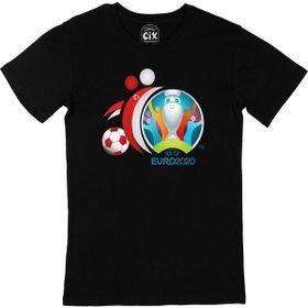 Cix Türkiye Euro 2020 Siyah Erkek T-shirt