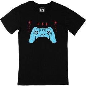 Cix Turkuaz Joystick Siyah Erkek T-shirt