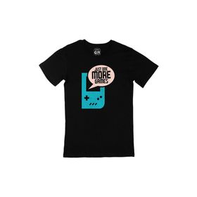 Cix Turkuaz Just One More Game Siyah Erkek T-shirt