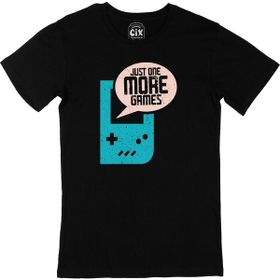 Cix Turkuaz Just One More Game Siyah Erkek T-shirt