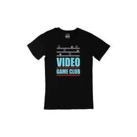 Cix Turkuaz Video Game Club Siyah Erkek T-shirt