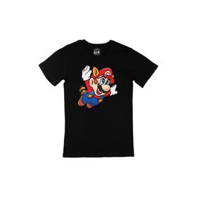Cix Uçan Mario Siyah Tişört