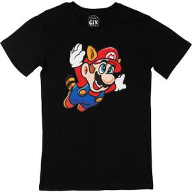 Cix Uçan Mario Siyah Tişört