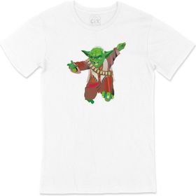 Cix Uçan Yoda Beyaz Tişört