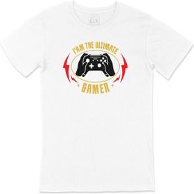 Cix Ultimate Gamer Beyaz T-shirt