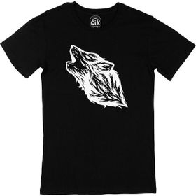 Cix Uluyan Kurt Başlı Siyah T-shirt